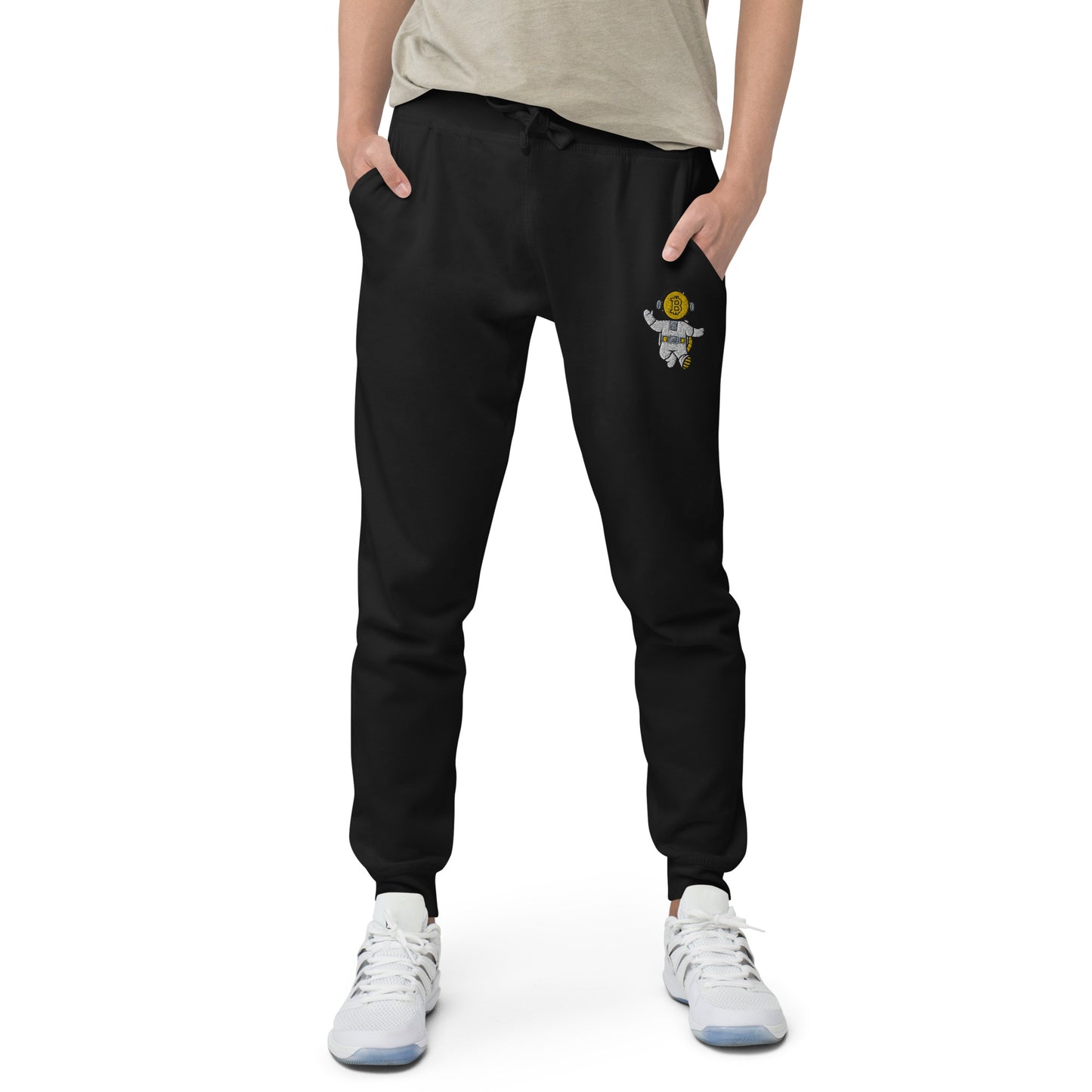 Luxury - Fleece Sweatpants - Bitcoin