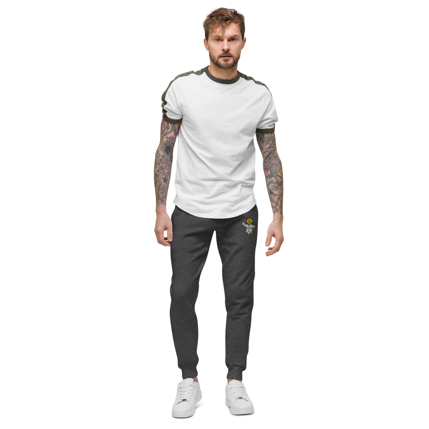 Luxury - Fleece Sweatpants - Bitcoin