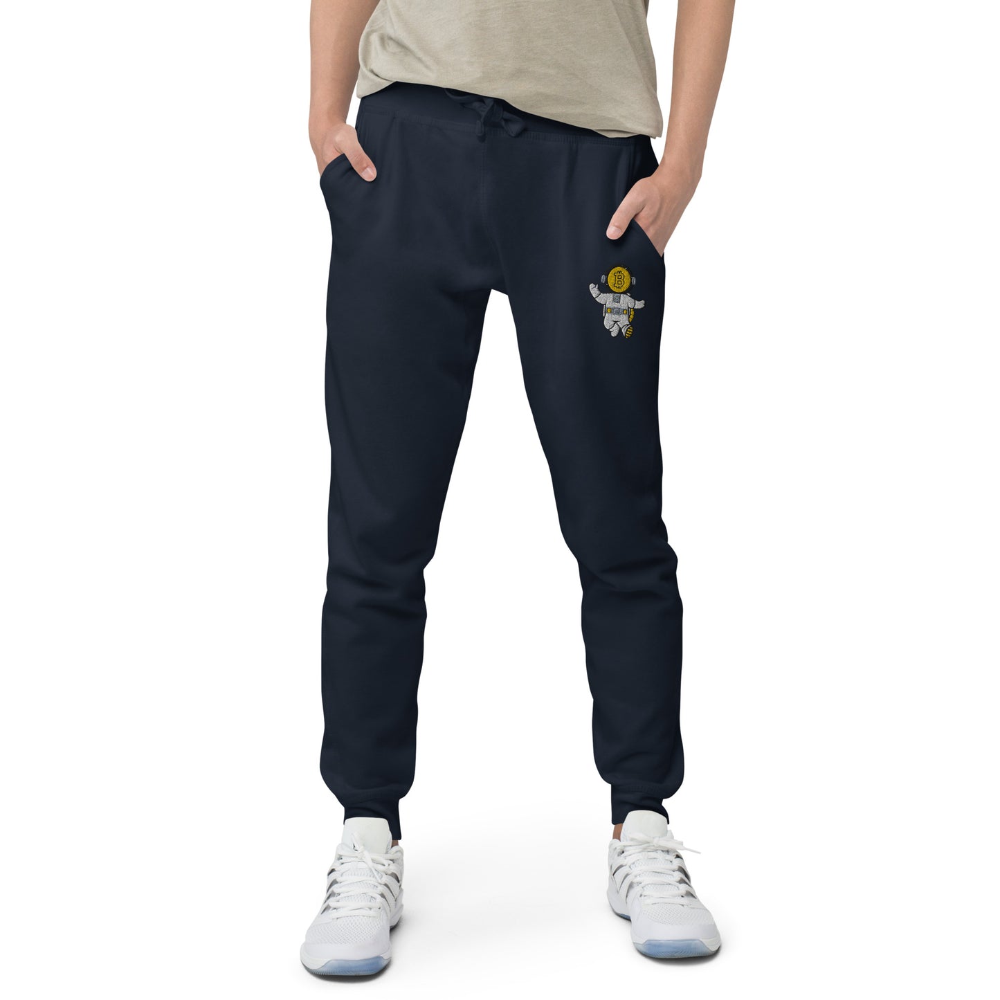 Luxury - Fleece Sweatpants - Bitcoin